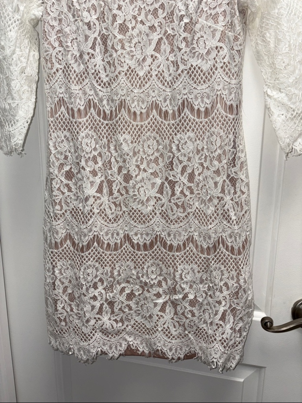 Jessica Howard Lace Boho Midi Dress - Size 6 - Picture 6 of 12